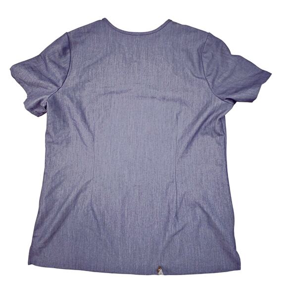 FIGS Technical Collection Casma Three Pocket Scrub Top Graphite Gray MEDIUM - Picture 3 of 6